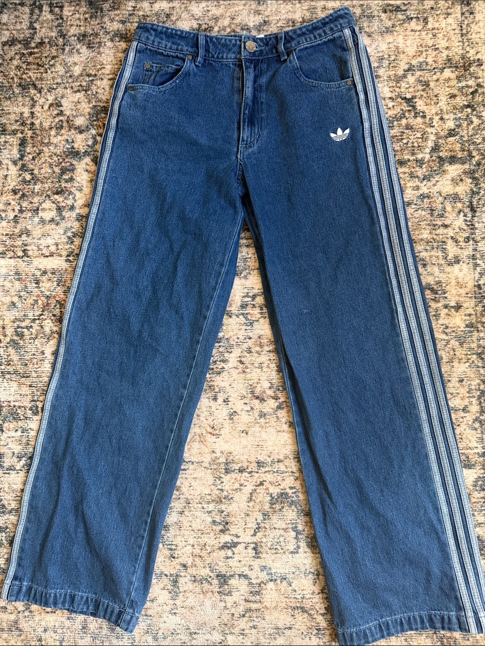 ADICOLOR DENIM 3-STRIPES TRACK PANTS